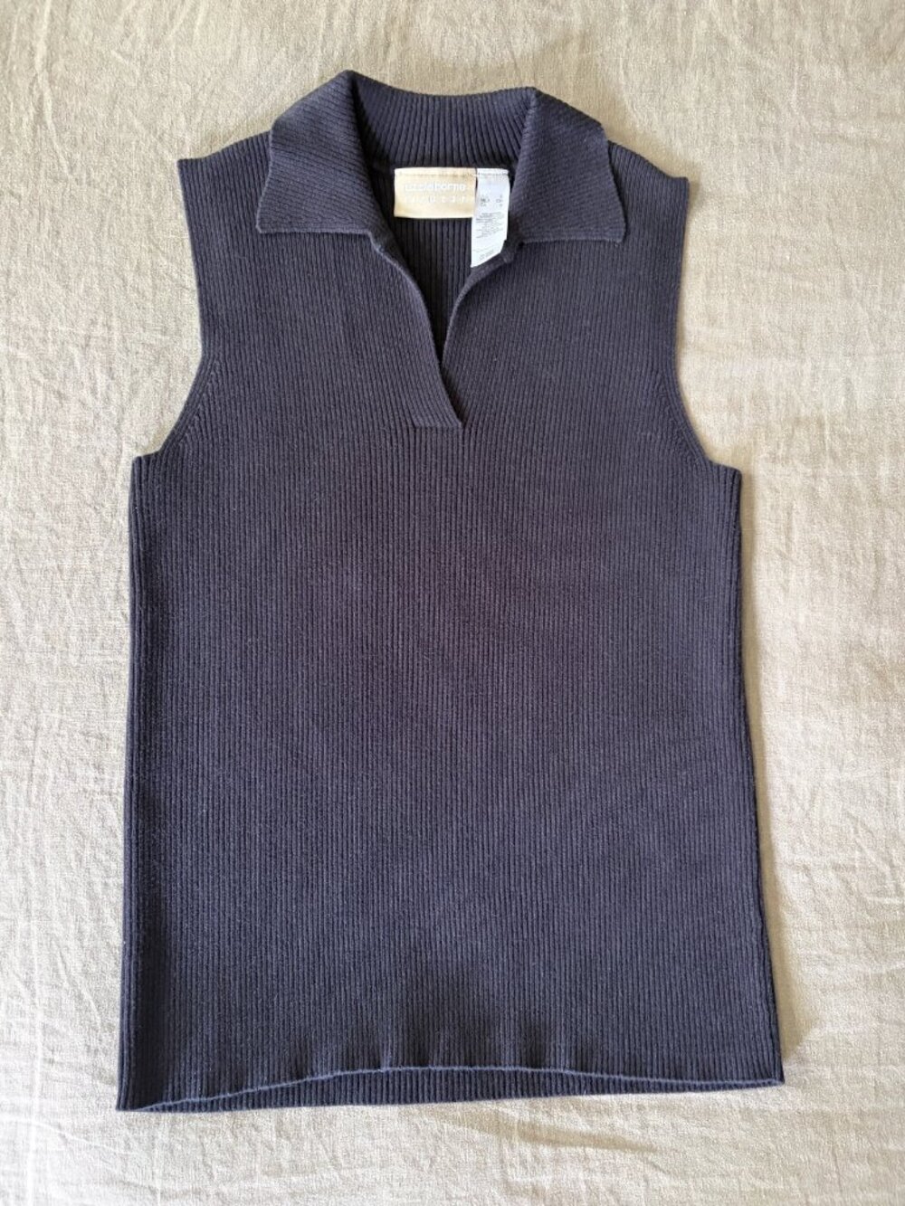 Vintage Liz Claiborne LIZWEAR Collared Sweater Tank